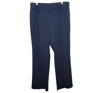 J M Collection | Relaxed Fit  | Bluish Black | Trouser Career Pants | Size 16